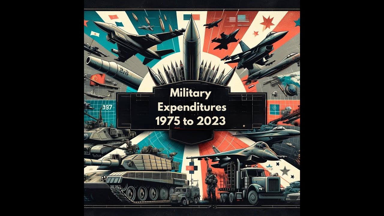 Military Expenditure from 1975 to 2023: Most Advanced Countries