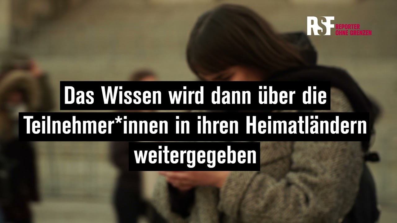 Berliner Stipendienprogramm 2022 | Reporter ohne Grenzen