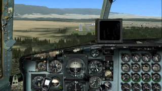 Perfect C-130 ILS landing at KGJT in FSX.wmv screenshot 5