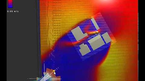 Vasari Wind Test with Vegetation