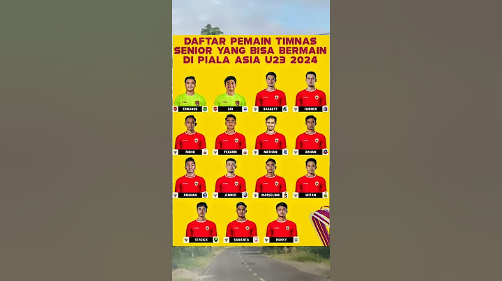 DAFTAR PEMAIN TIMNAS INDONESIA SENIOR YANG BISA BERMAIN DI TIMNAS U23#shorts