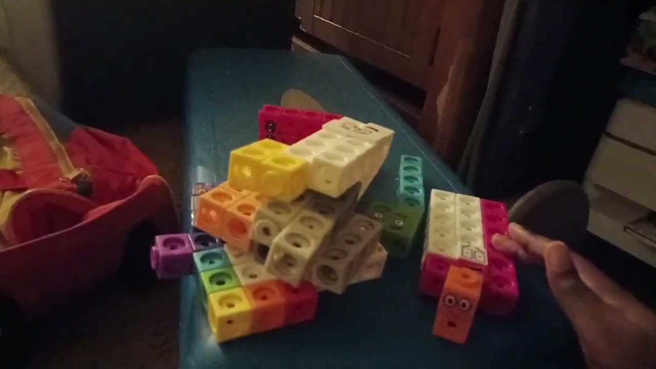 Dumb number blocks show S1E13 TFIL (The floor is lava)