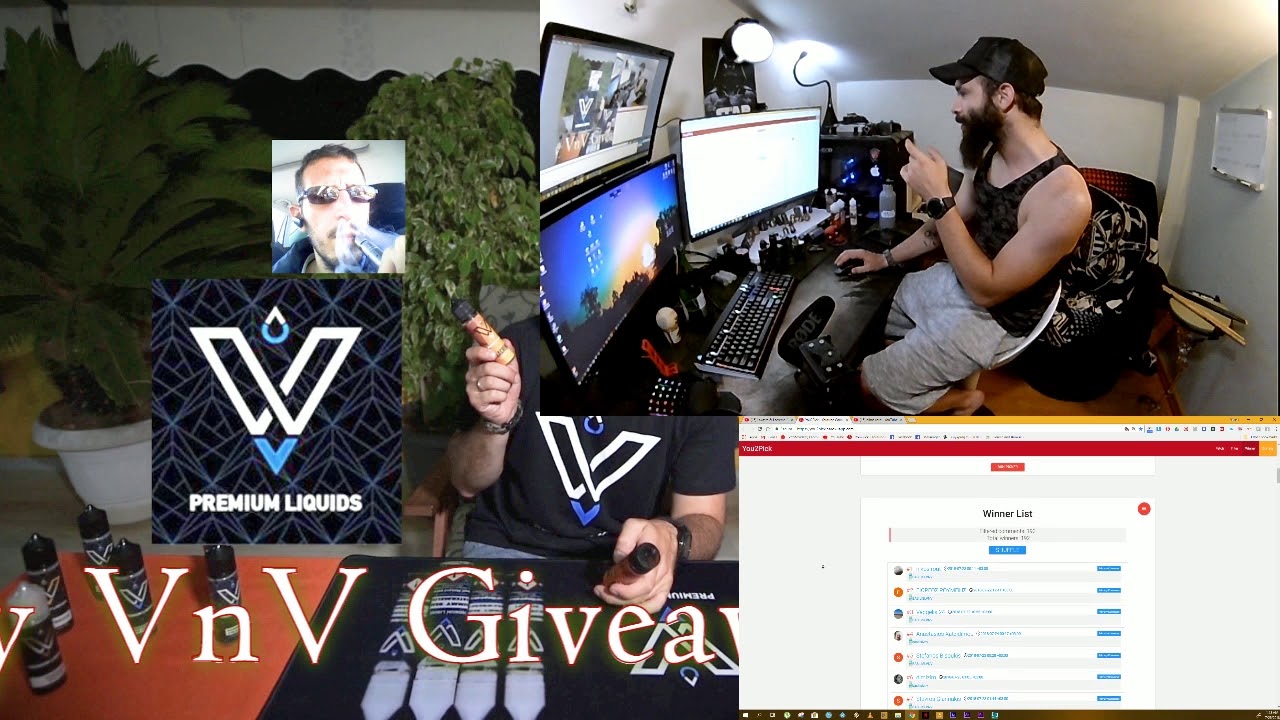 VnV-Liquids Giveaway και Ανακοινωσεις