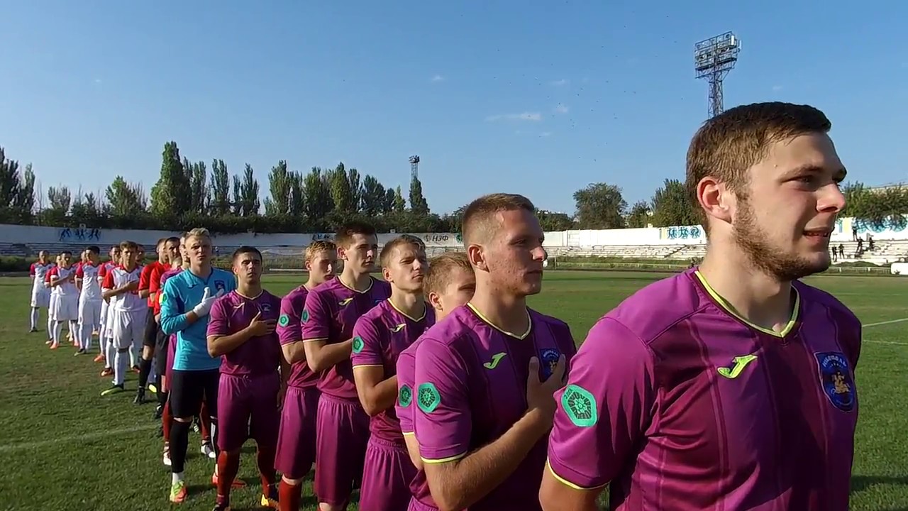 Перед матчем. Гімн. 
