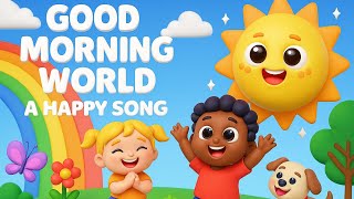 Good Morning Sunshine 🌞 | Happy Kids Animation & Sing-Along Happy Song!