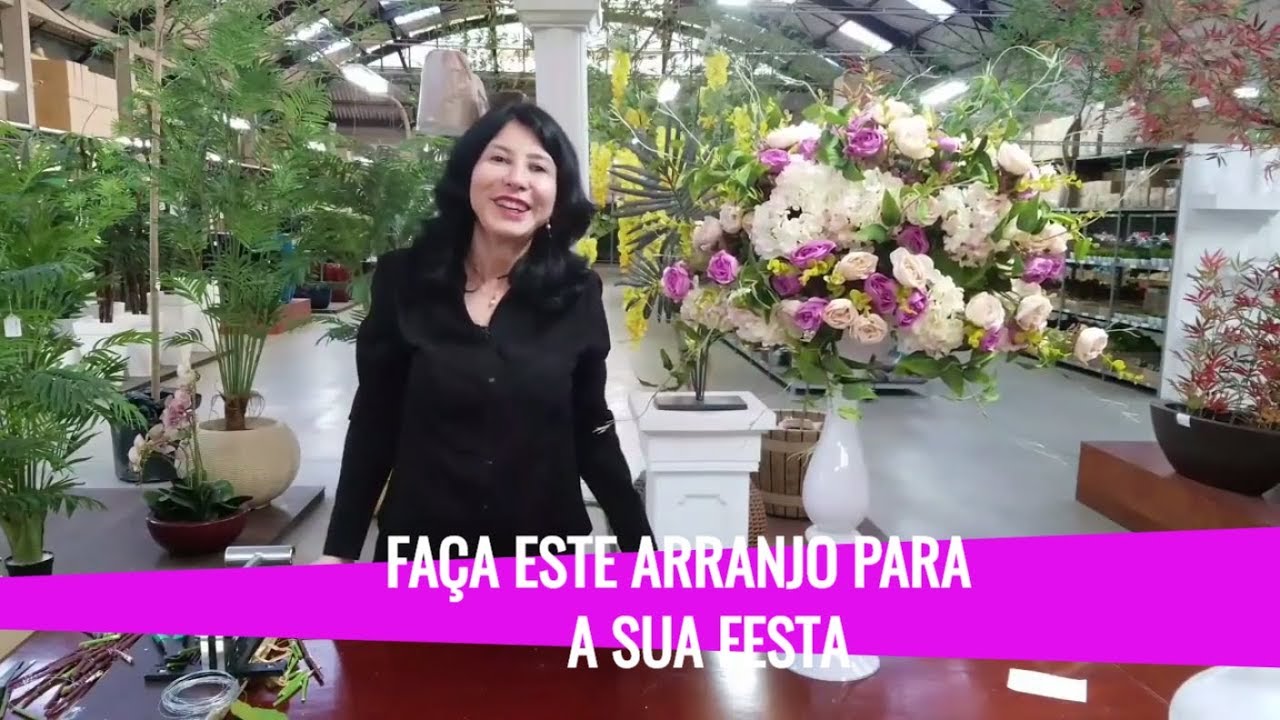 COMO FAZER UM LINDO ARRANJO PARA FESTA