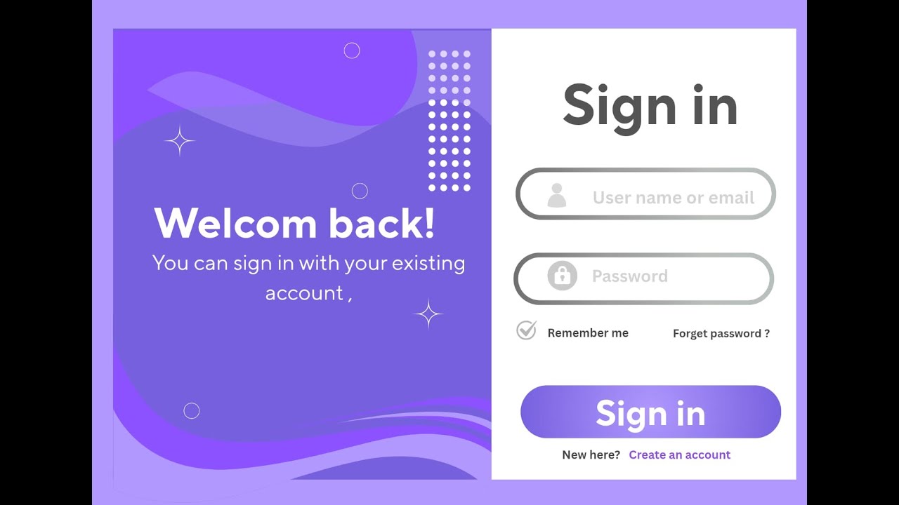 🎨 How to Create a Beautiful Login Page in Canva | Step-by-Step Tutorial ...
