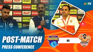 PKL 10 M111 Bengal Warriors vs Gujarat Giants Press Conference ft. Maninder Singh& Fazel Atrachali
