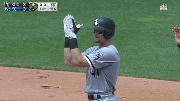 CWS@KC: Engel plates three with a double to left