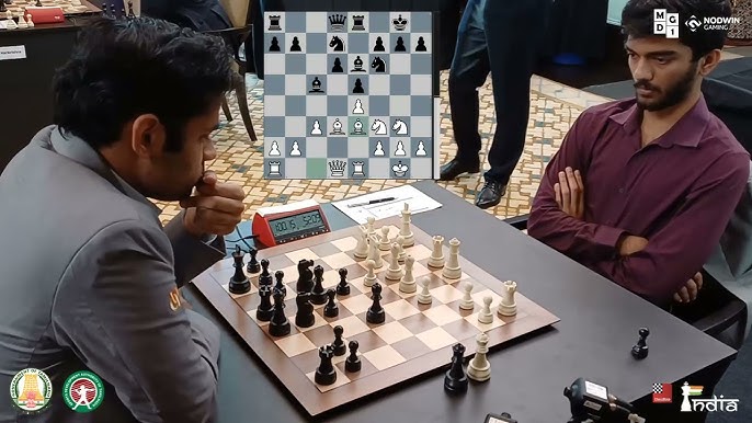 Replying to @High IQ Chess Part 2 Praggnanandhaa Vs Arjun Erigaisi. Al