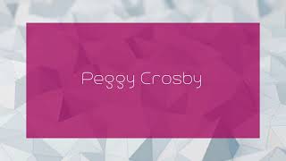 Peggy Crosby - appearance Net Worth