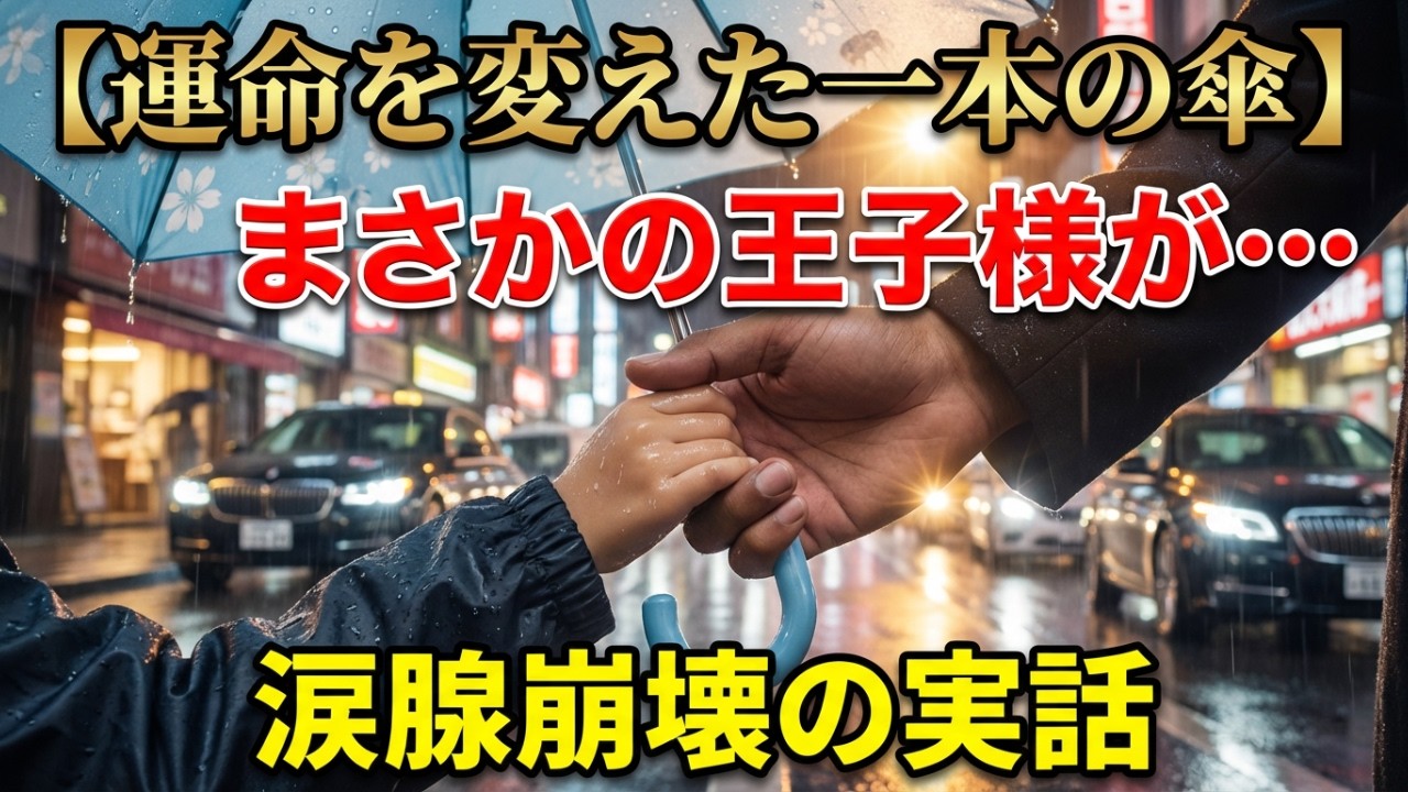 【涙腺崩壊】貧乏少女が助けたアラブ人の正体が王子だった…翌日、学校に黒塗りの高級車が止まった理由