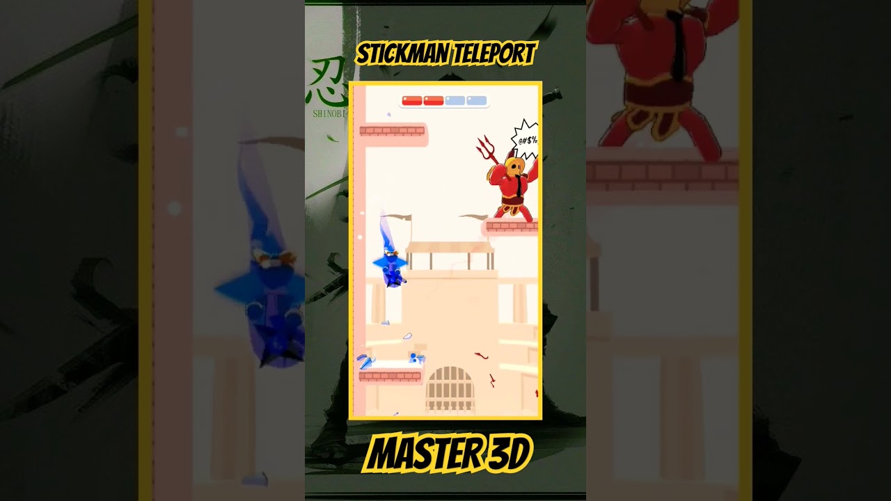 STICKMAN Teleport Master 3D Android Game Gameplay