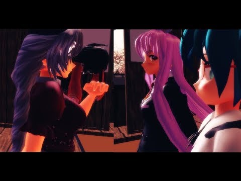 【東方MMD】リグル・鈴仙・永琳・輝夜で恋愛フィロソフィア