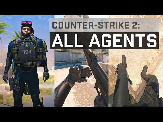 All Agents + Hands and Legs in Counter-Strike 2. Source 2 Engine class=