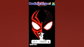 Create a Spiderman using python coding python programer #tech #python #coding #trending #viral