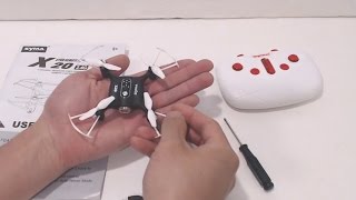 Syma X20 Pocket Mini Drone Quadcopter Review