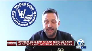 Gov. Whitmer orders all K-12 schools to close for remainder of academic year