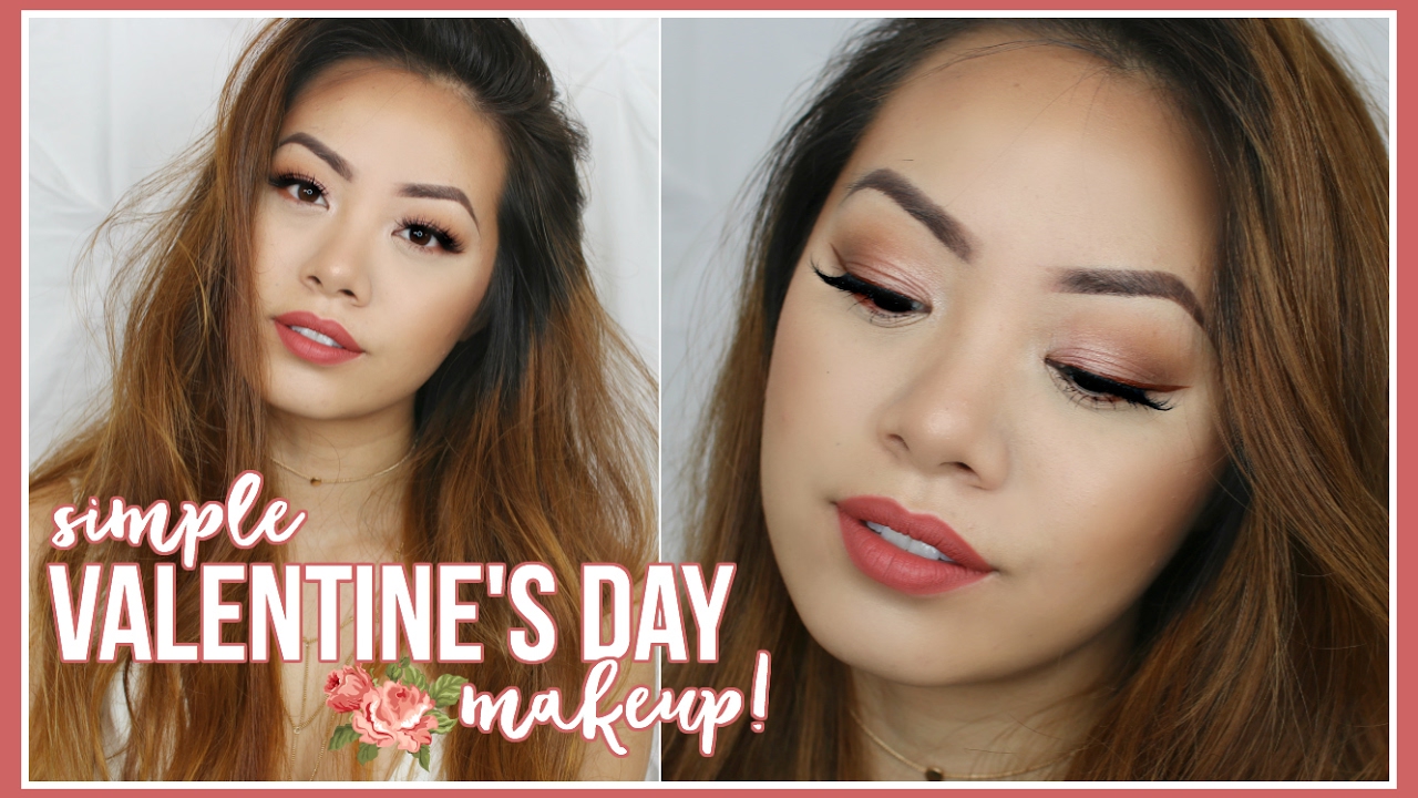 Valentine's Day Makeup | Peachy Tones