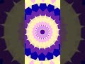 Vibrant Colorful Funky Groovy Hippie Boho Mandala Animation (epilepsy warning) #shorts