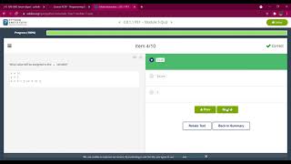 CISCO Python certificate solutions # PE1    #Module 3 Quiz Profile