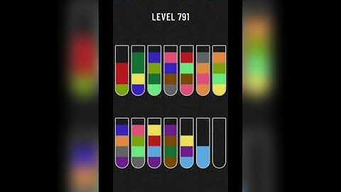 Water sort puzzle level 791