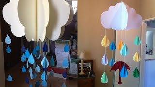 DIY Cara membuat Hiasan Gantungan Dari Kertas|| wall hanging decoration