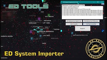 Elite: Dangerous Tools - ED System Importer by Dr. Kaii
