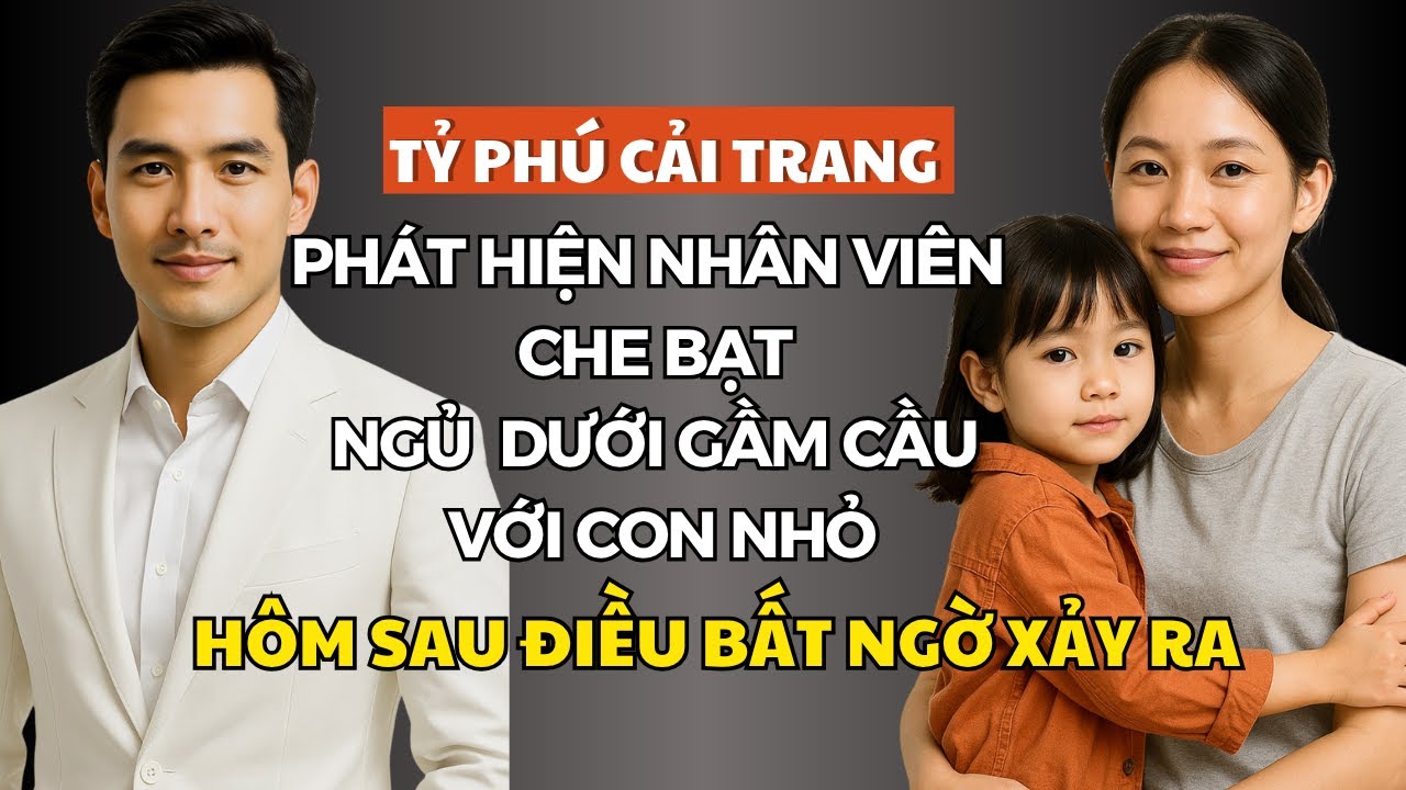 CEO Cải Trang Phát Hiện Nhân Viên Che Bạt Ngủ Dưới Gầm Cầu Với Con Nhỏ, Hôm Sau Điều Bất Ngờ Xảy Ra