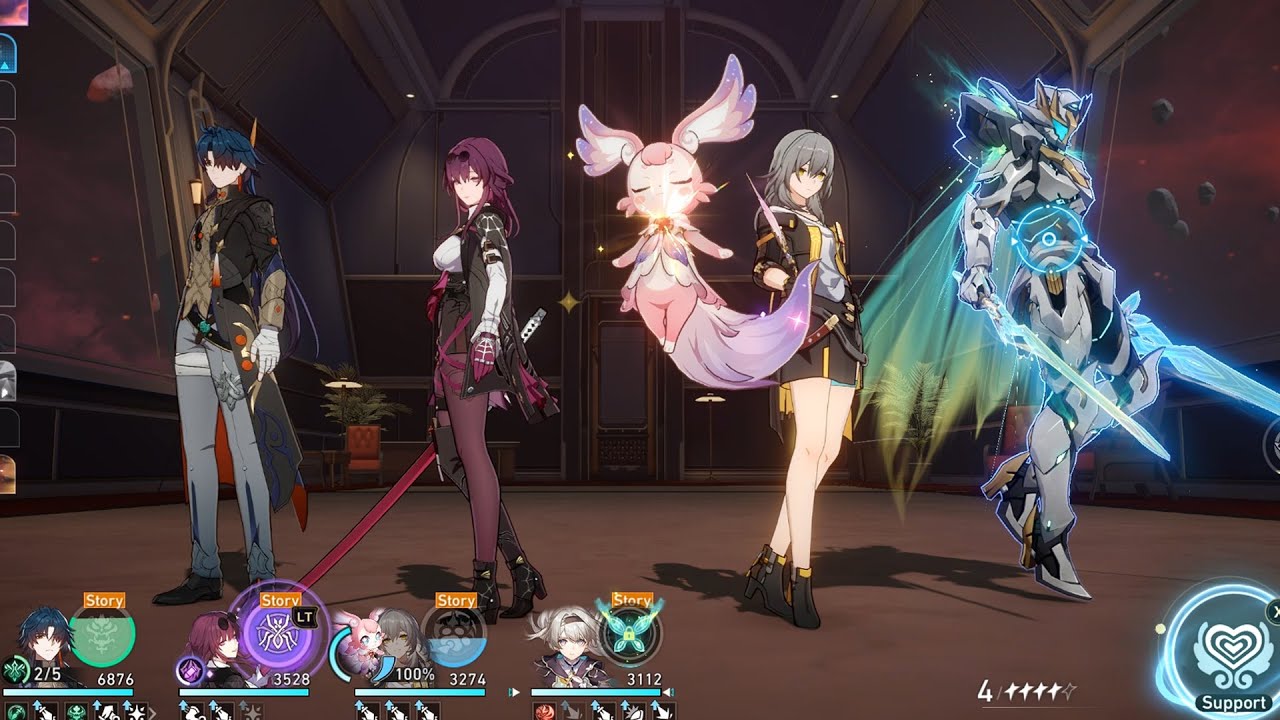 ALL Stellaron Hunters response when getting BUFF from Mem