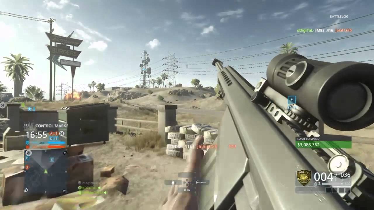 Battlefield Hardline Over Powered Guns