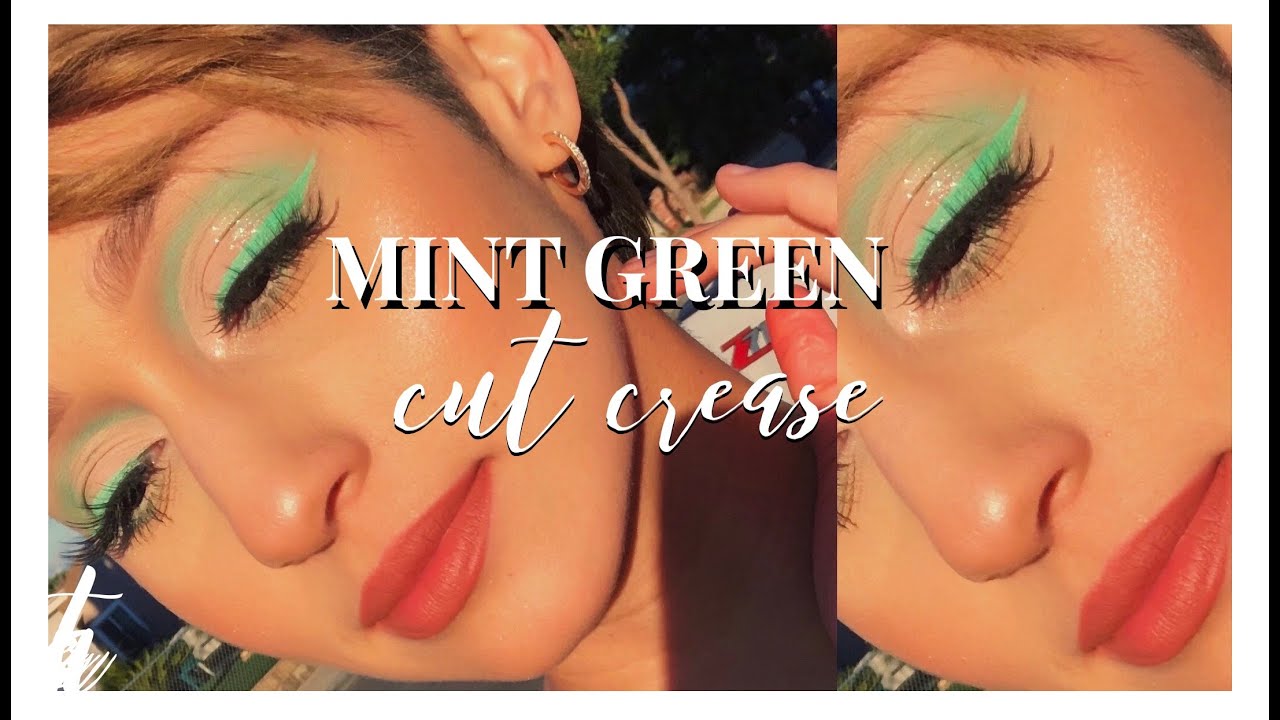 Mint Green Cut Crease | Morphe 35I Pastel Palette