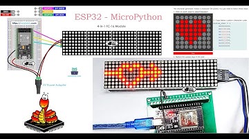 ESP32 Led Matrix Display