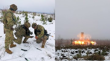 Army CEs Setup, Detonate Explosives At BPTA