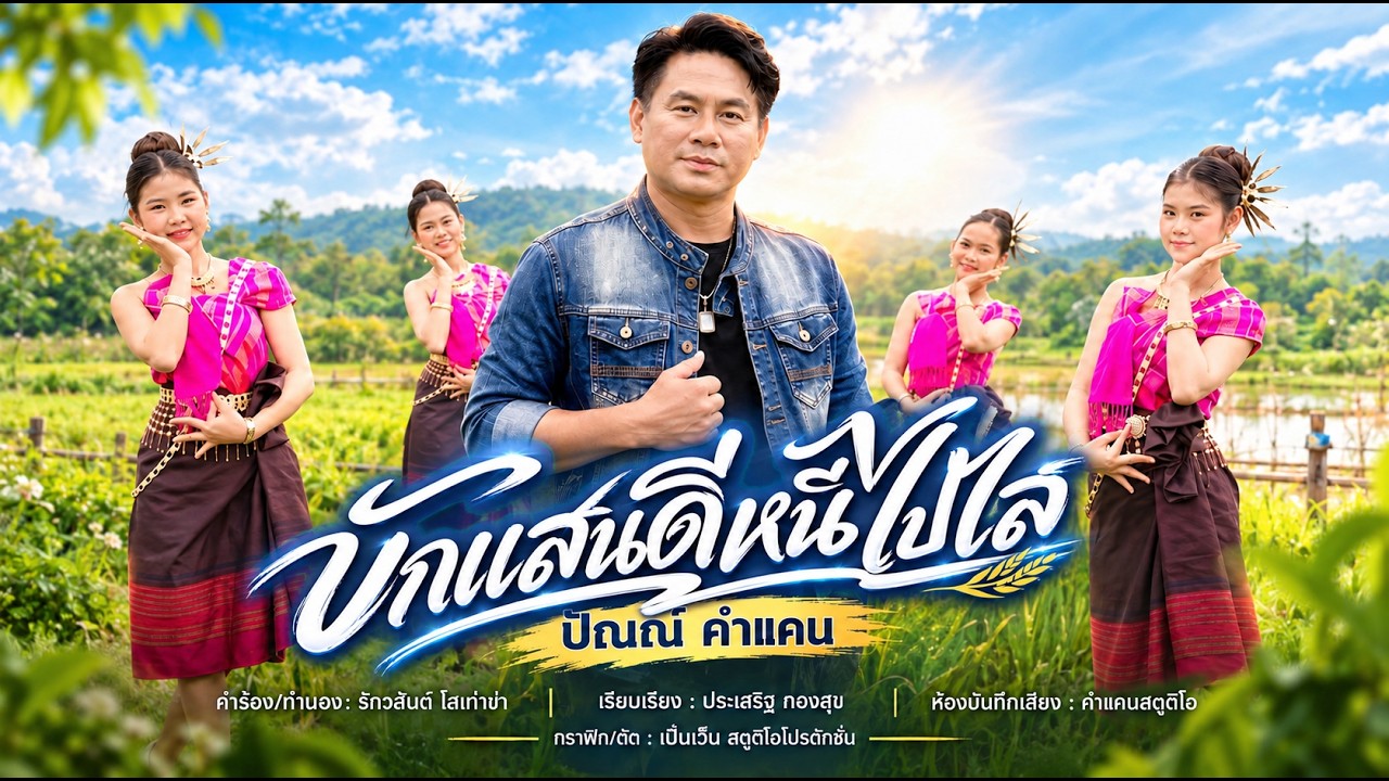 ปกเพลง บักแสนดีหนีไปไส — ปัณณ์ คำแคน