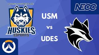 USM Huskies vs UDES | Playoff Semi Finals | NECC Overwatch