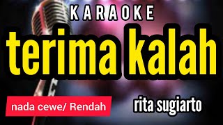Download lagu Karaok TERIMA KALAH full lirik jalan nada CEWE