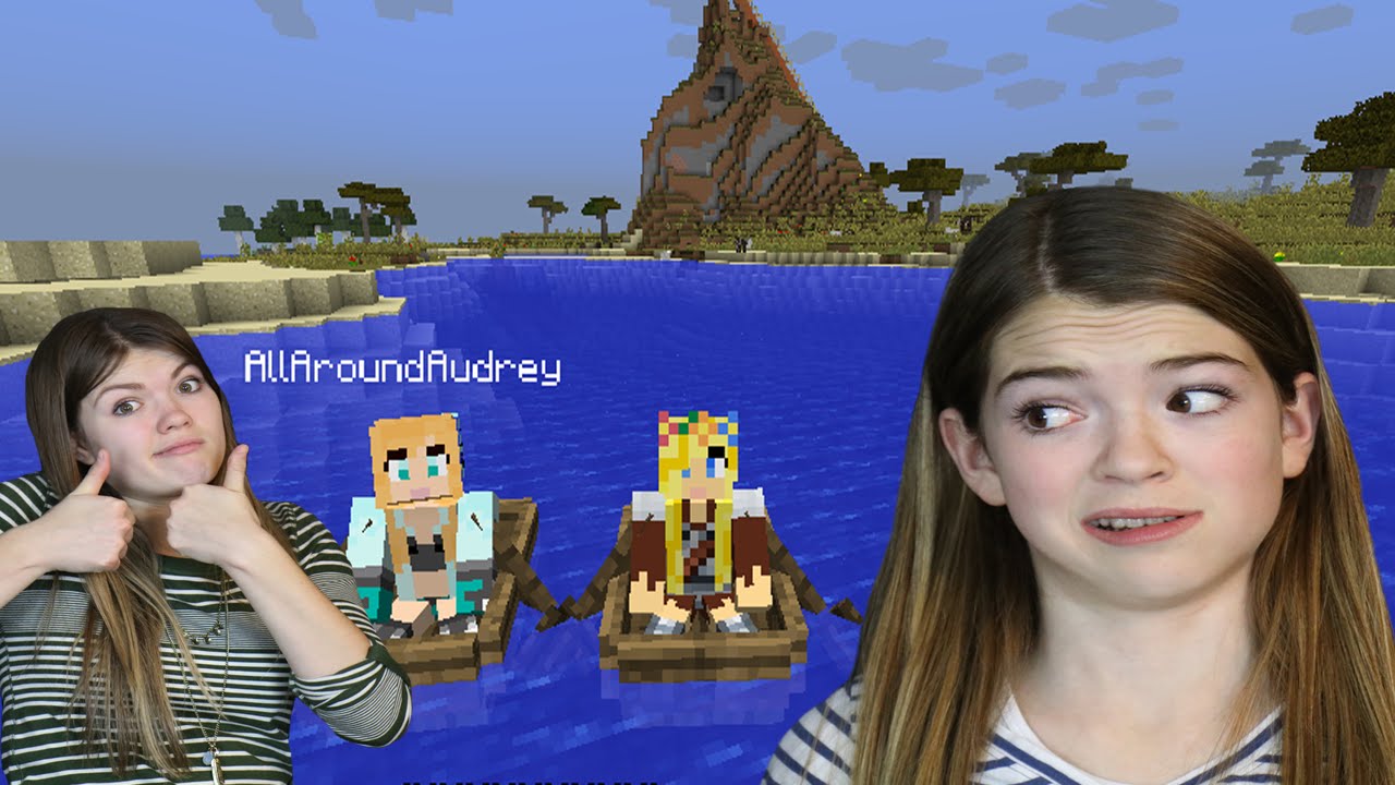 Audrey and Jordan play Minecraft [1 