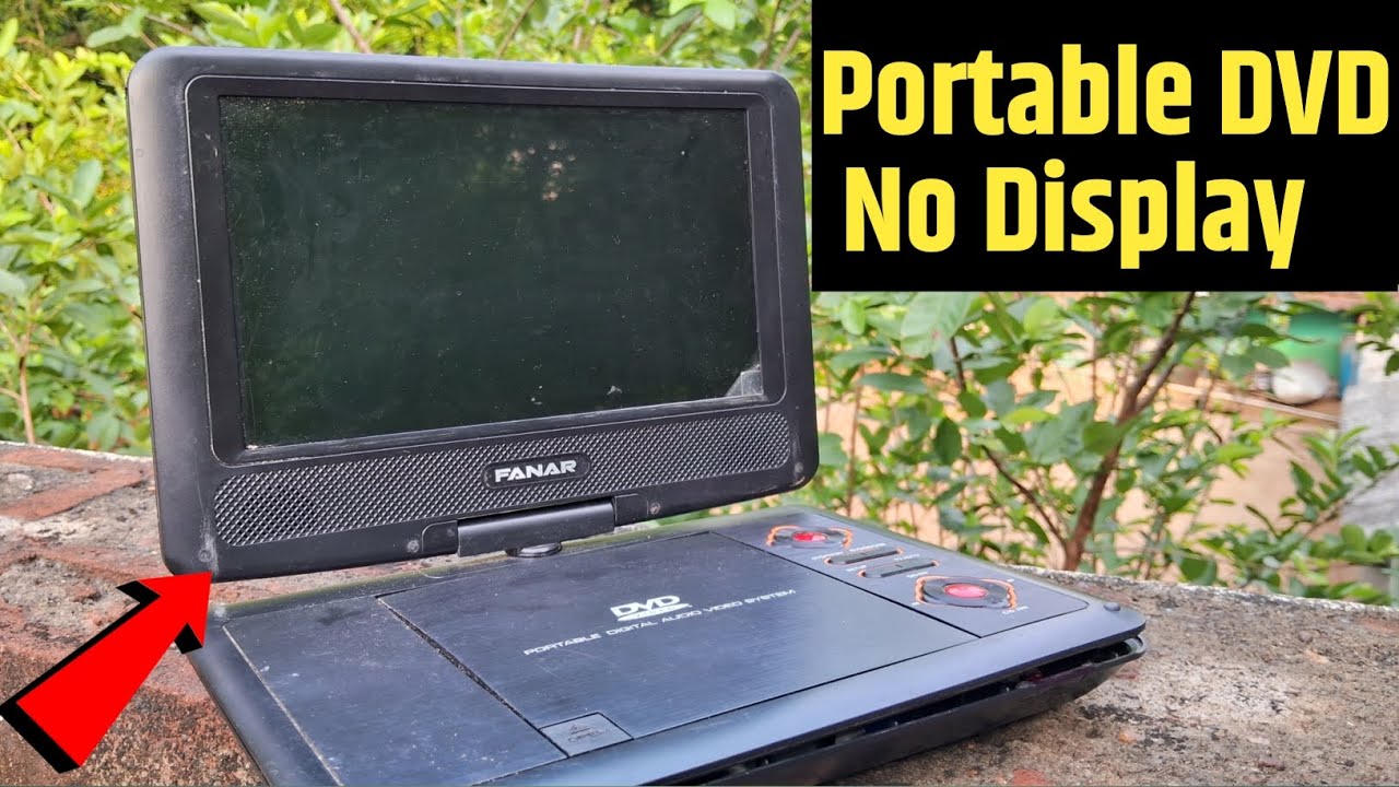 Portable dvd player display problem||Portable dvd player repair👌