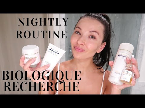 Nightly routine with Biologique Recherche!!!