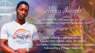 Information Celebrating the life of Angus Joseph News