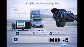 AI LPR (License Plate Recognition) VIP Shop Management + Ubiquiti UniFi