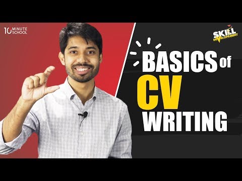 3 Basics of CV Writing | CV Writing | Ayman Sadiq