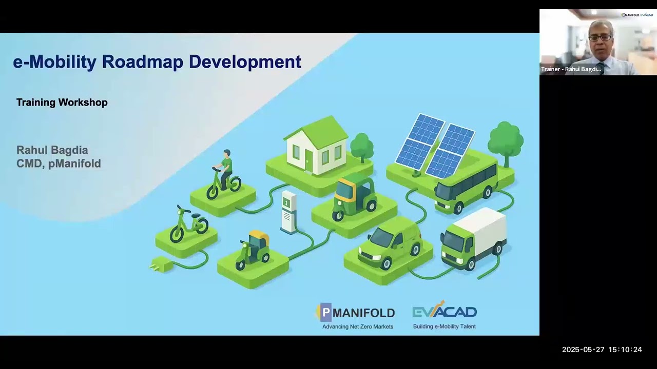 E-Mobility Webinar Series - Training Workshop on Building an E-Mobility Roadmap