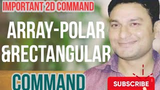 Full AUTOCAD tutorial ll 1.ARRAY-POLAR/RECTANGLE Update