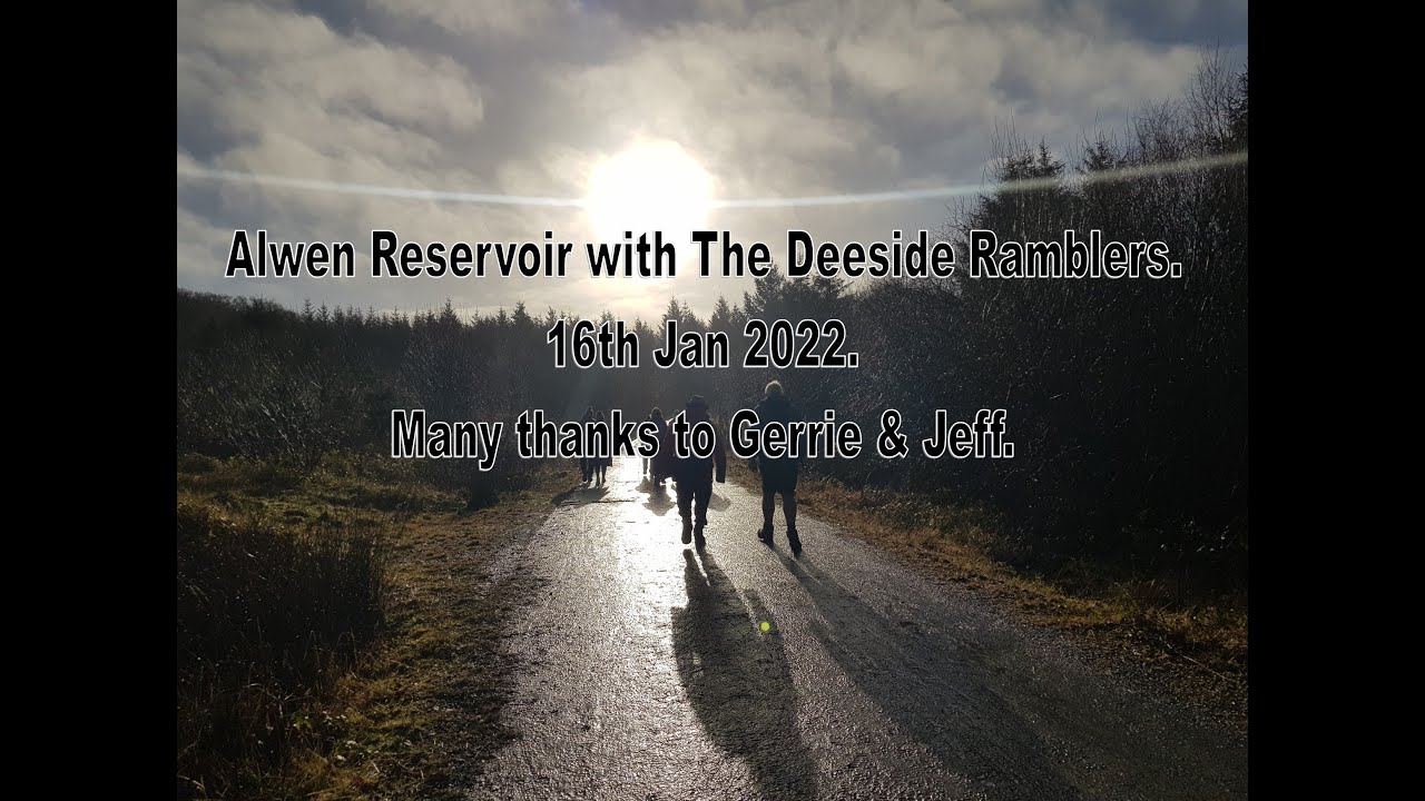 Alwen Reservoir with the Deeside Ramblers (16th Jan 2022).