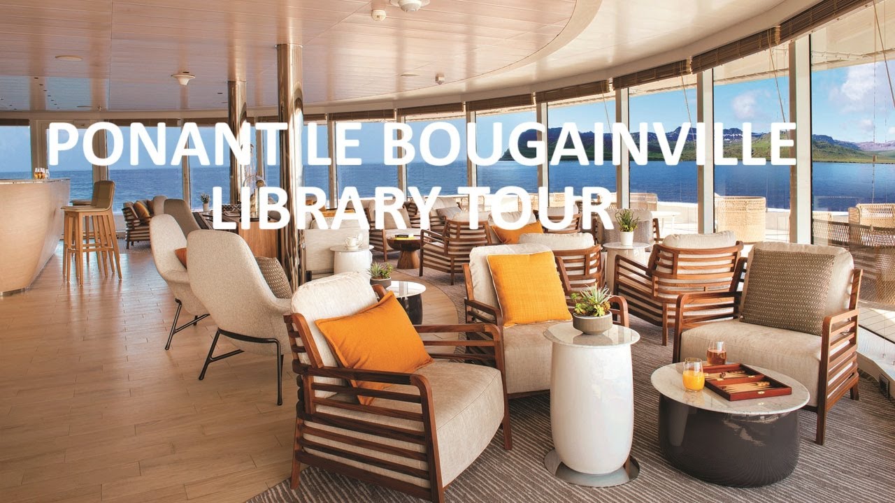 Ponant Le Bougainville Library Tour | Quiet Luxury at Sea