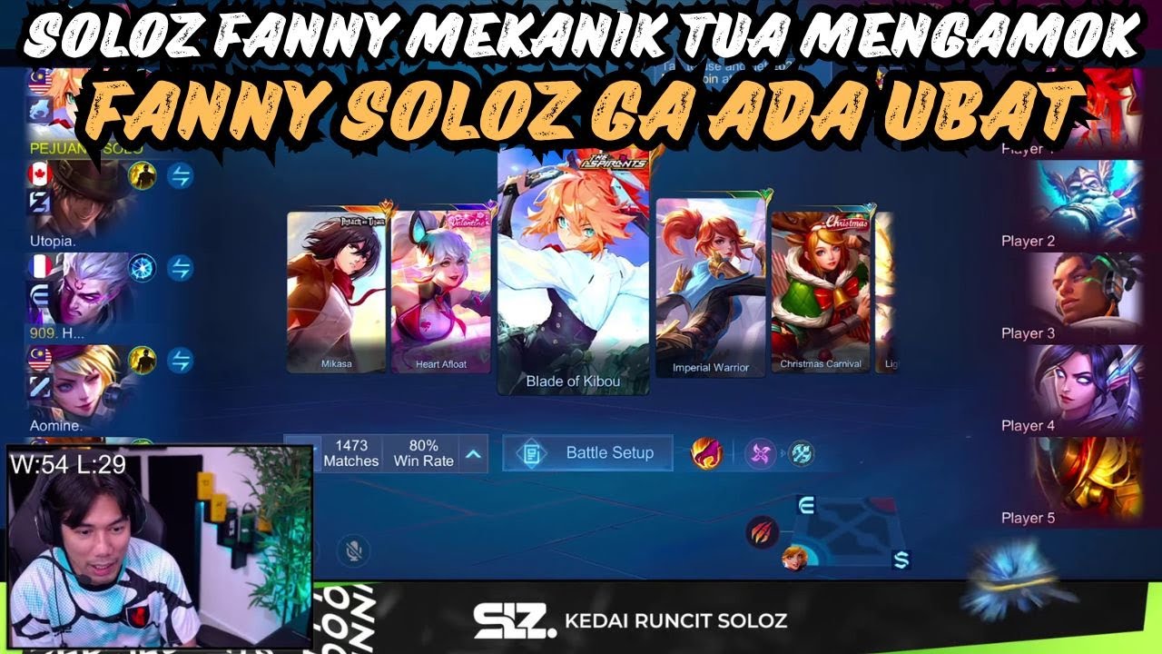SOLOZ FANNY MEKANIK TUA MENGAMOK🤯FANNY SOLOZ GA ADA UBAT🤯