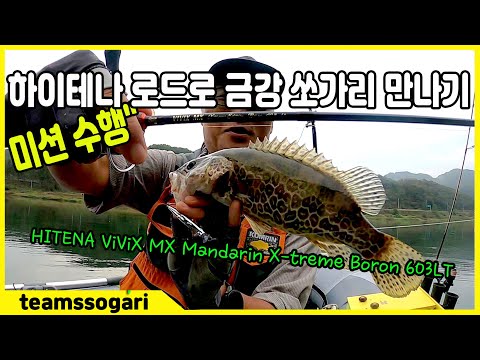 미션 수행&amp;quot; 하이테나 로드로 금강 쏘가리 만나기/ 하이테나 ViViX MX <strong>Mandarin</strong> X-treme Boron 603LT