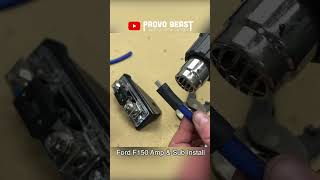 Ford F150 Amp and Sub Install | #shorts